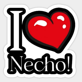 I Love Necho Sticker